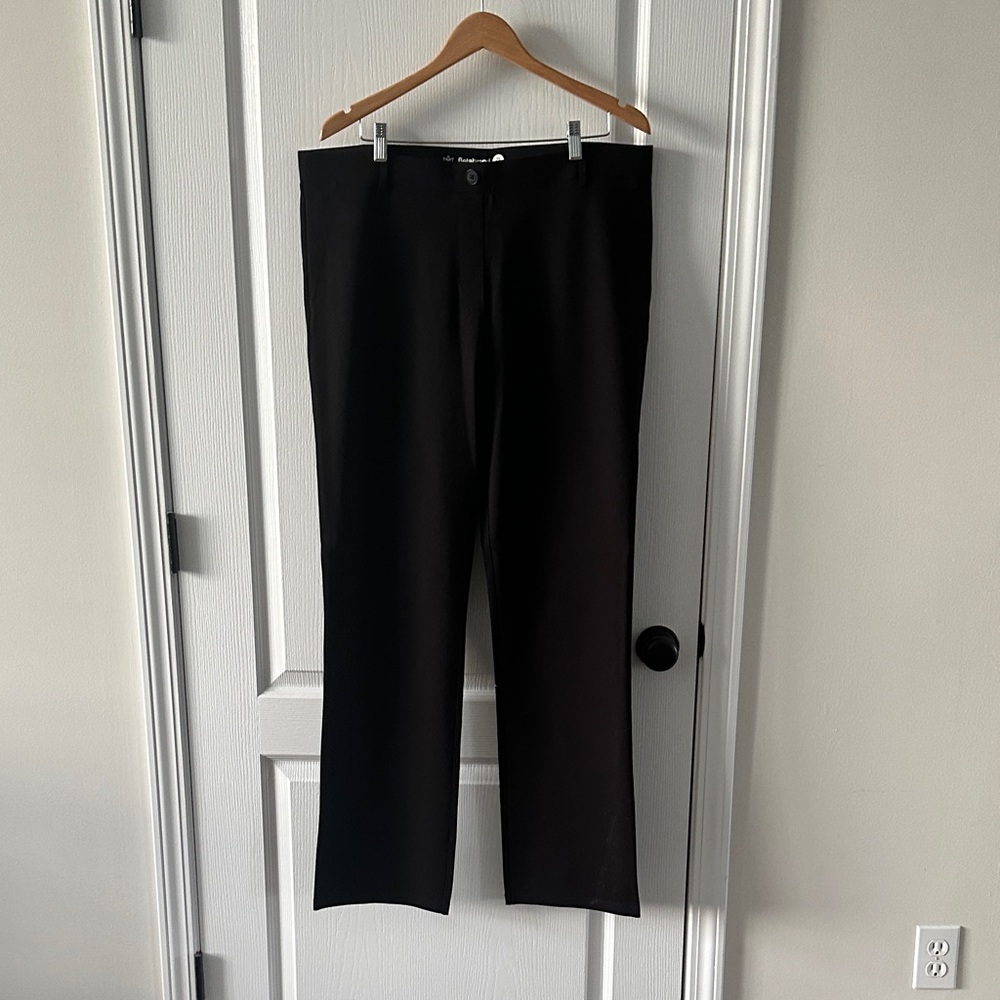 Betabrand Classic Black Trousers